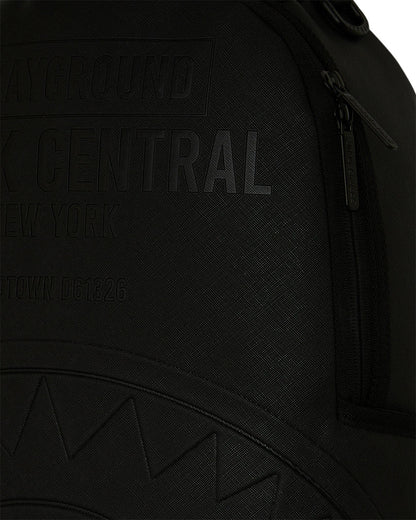 MOCHILA SHARK CENTRAL EMBOSSED BLACK NYLON BACKPACK - NEGRO - SPRAYGROUND | 910B9626NSZ