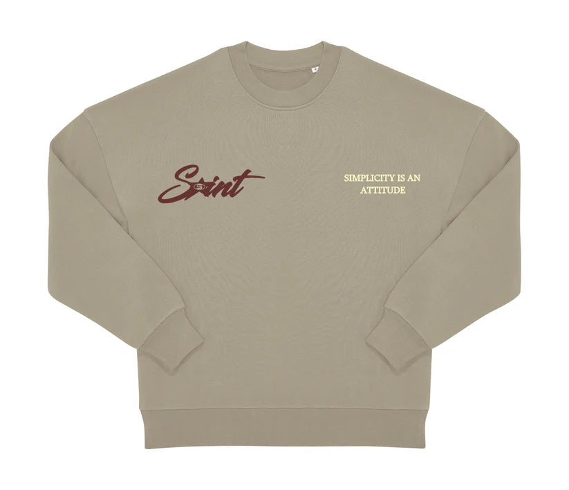 SUDADERA "LOGO DEPT" - BEIGE - SAINT DEPT