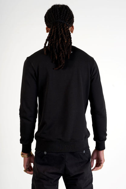 SUDADERA " BOSS" - NEGRO - LOUIS VENDOME PARIS | LV L46