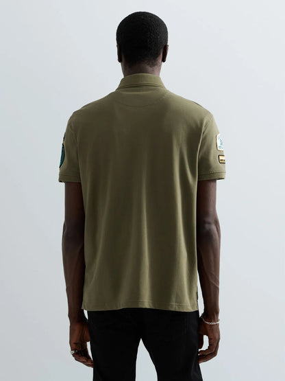 POLO REGULAR FIT CON PARCHES - VERDE - REPLAY | M13L5.001.00KZNW