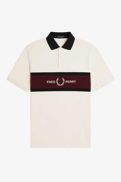 POLO PANEL BORDADO - BEIGE - FRED PERRY | M2421 560