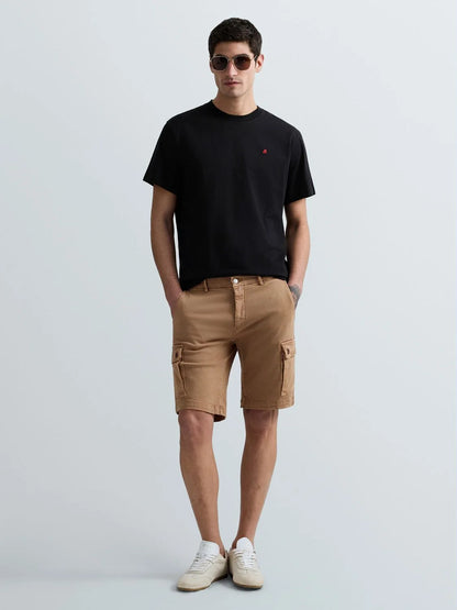 CAMISETA LOGOTIPO R ROJO - NEGRO - REPLAY | M3015 .000.2660