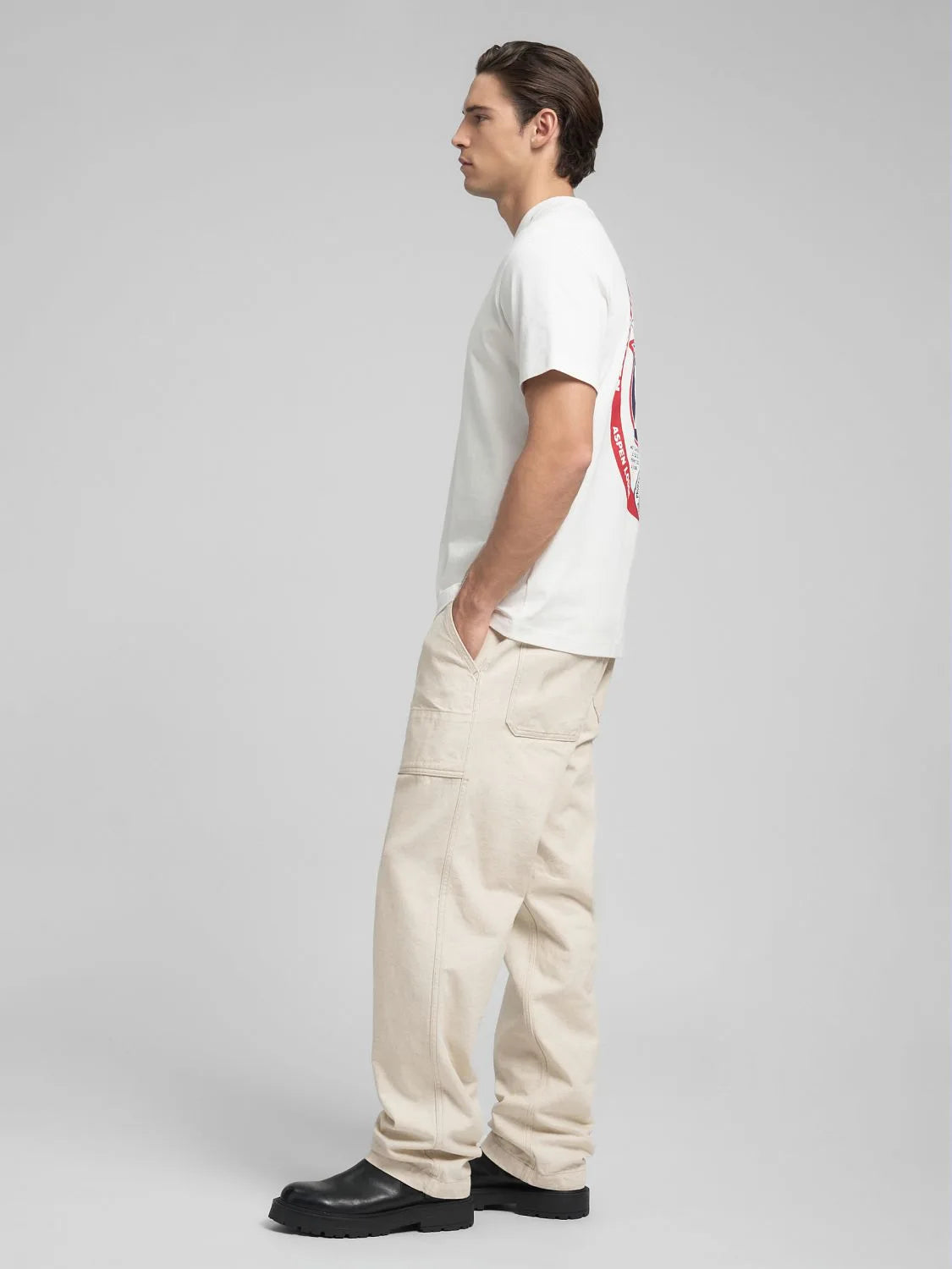 CAMISETA CON ESTAMPADO "NATIONAL SKY" - BLANCO - REPLAY | M3278 .000.23608P