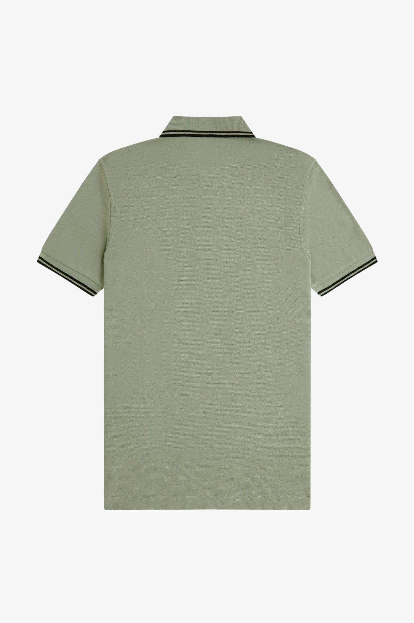 POLO RIBETE CON DOS FRANJAS - VERDE CLARO - FRED PERRY | M3600 S23