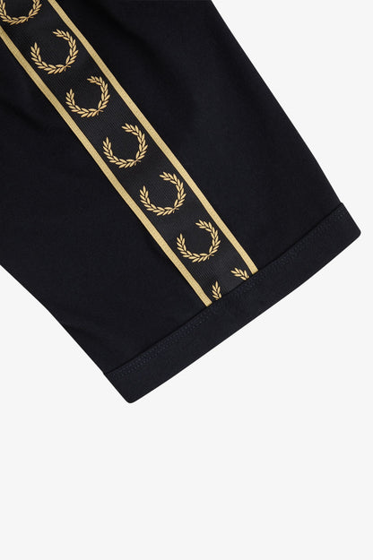 CAMISETA TAPE RINGER - NEGRO - FRED PERRY | M4613 90A