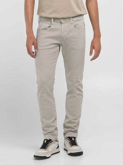 PANTALÓN VAQUERO AJUSTADO SLIM FIT ANBASS - GRIS LUNA - REPLAY | M914Y.000.8488770