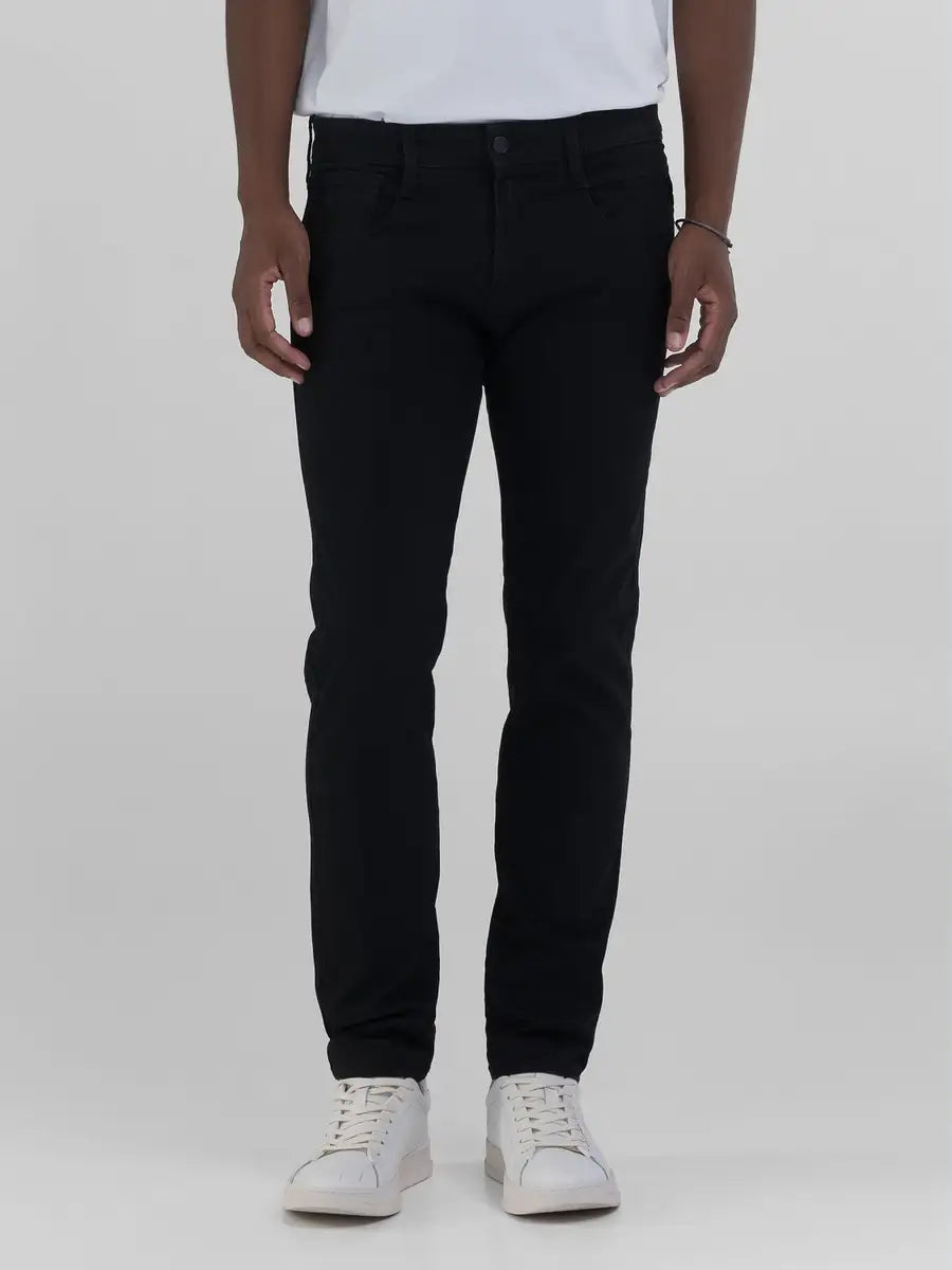 PANTALÓN VAQUERO AJUSTADO SLIM FIT ANBASS - NEGRO - REPLAY | M914Y.000.85B 010