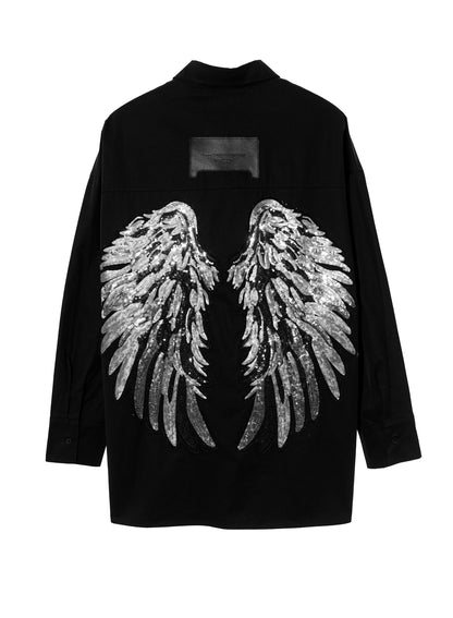 CAMISA ALAS - NEGRO - WINGS CAPSULE MOD WAVE MOVEMENT | MW071081413