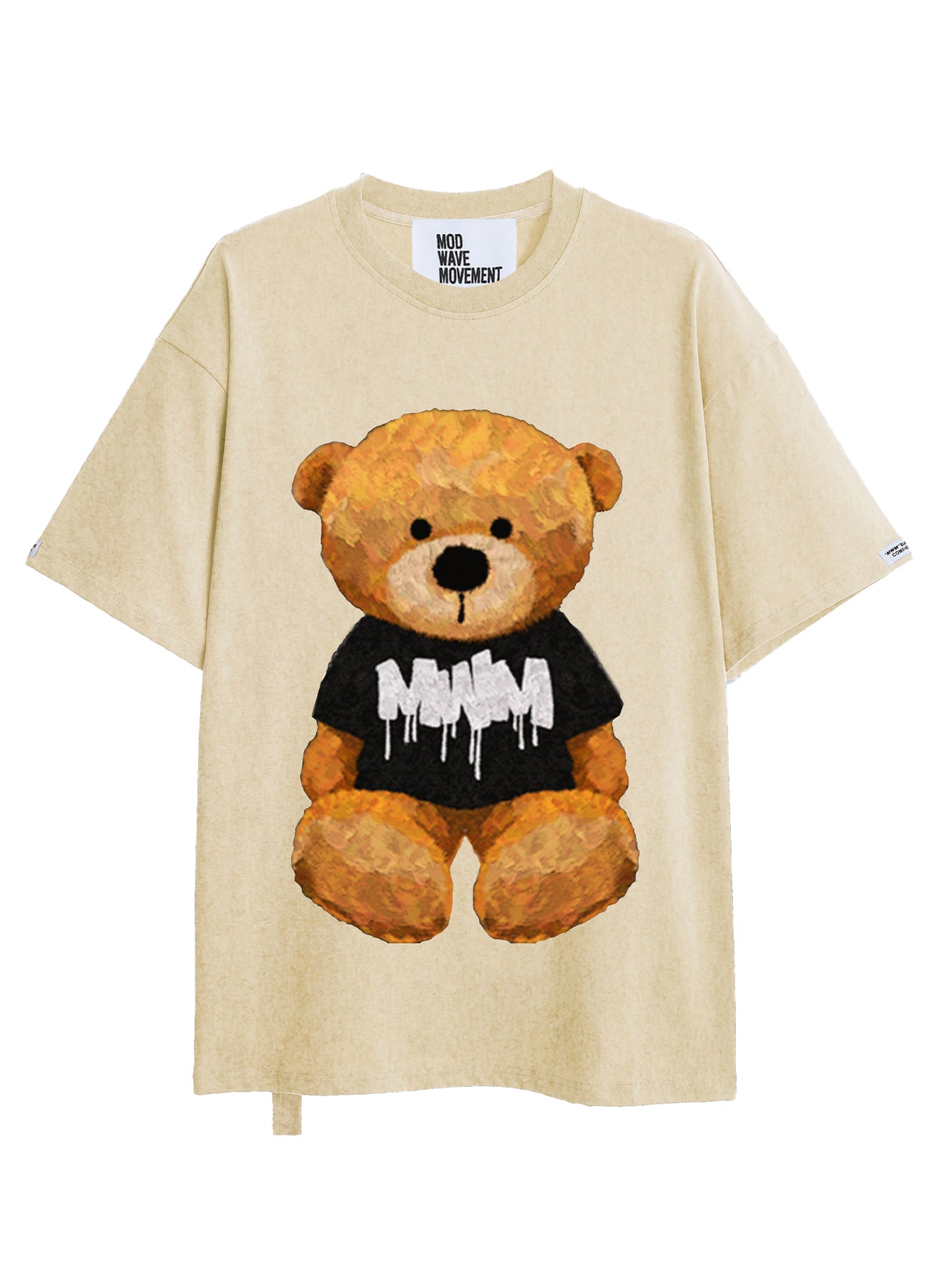 CAMISETA "TEDDY" - ECRU - TEDDY CAPSULE MOD WAVE MOVEMENT | MW072021392