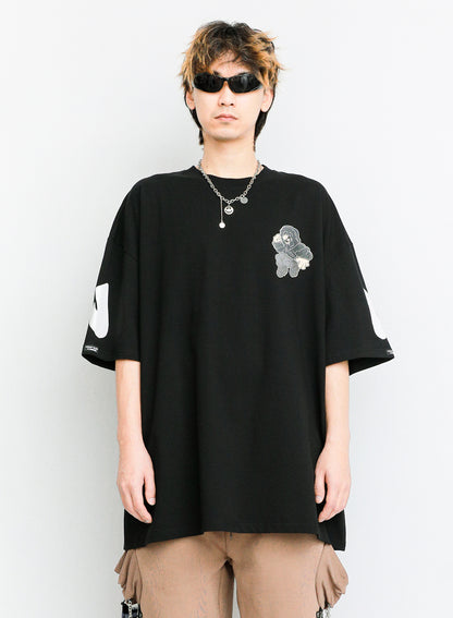 CAMISETA "VANGUARD'S DOG" - NEGRO - TEDDY CAPSULE MOD WAVE MOVEMENT | MW072021394