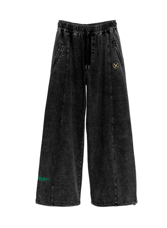 PANTALÓN VAQUERO ANCHO - NEGRO - BLACK CAPSULE MOD WAVE MOVEMENT | MW073050435