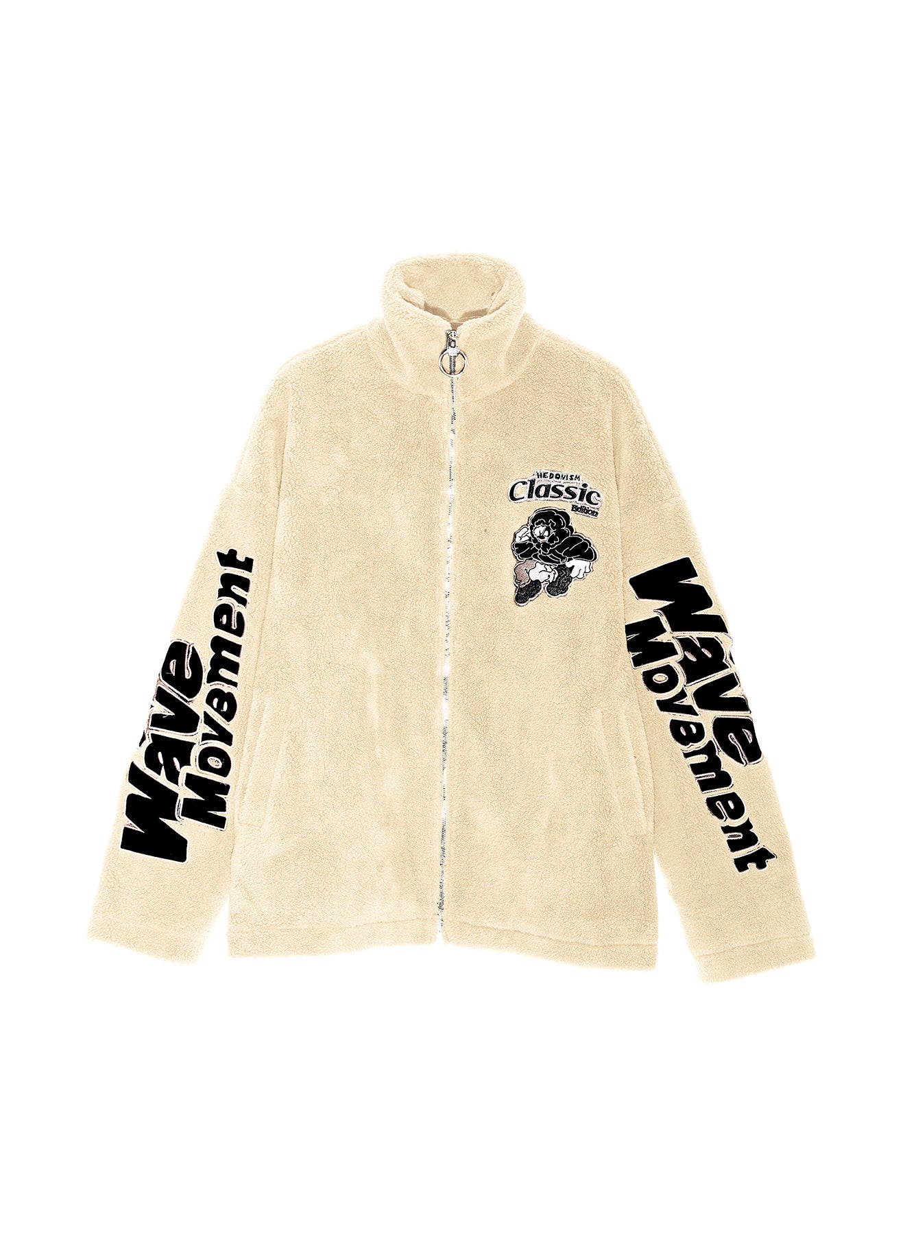 CHAQUETA DE BORREGUITO "VANGUARD'S DOG" - BEIGE - VANGUARD'S DOG CAPSULE MOD WAVE MOVEMENT | MW074071441