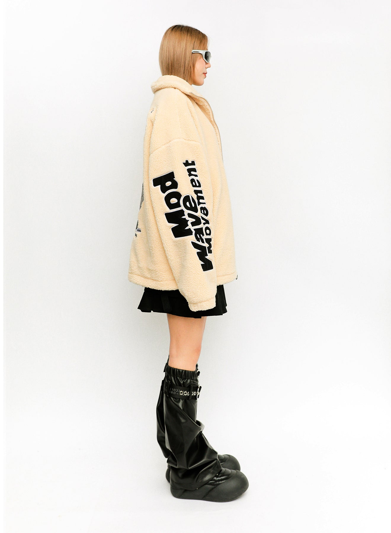 CHAQUETA DE BORREGUITO "VANGUARD'S DOG" - BEIGE - VANGUARD'S DOG CAPSULE MOD WAVE MOVEMENT | MW074071441