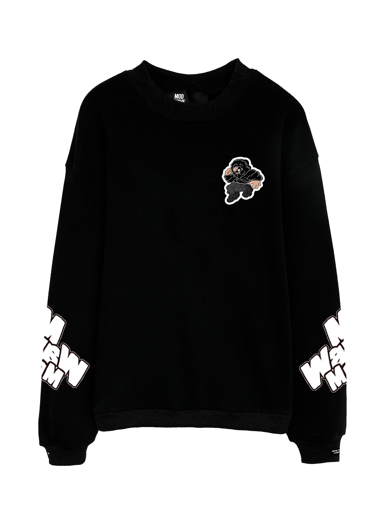 SUDADERA "VANGUARD'S DOG" - NEGRO - VANGUARD'S DOG CAPSULE MOD WAVE MOVEMENT | MW074161442