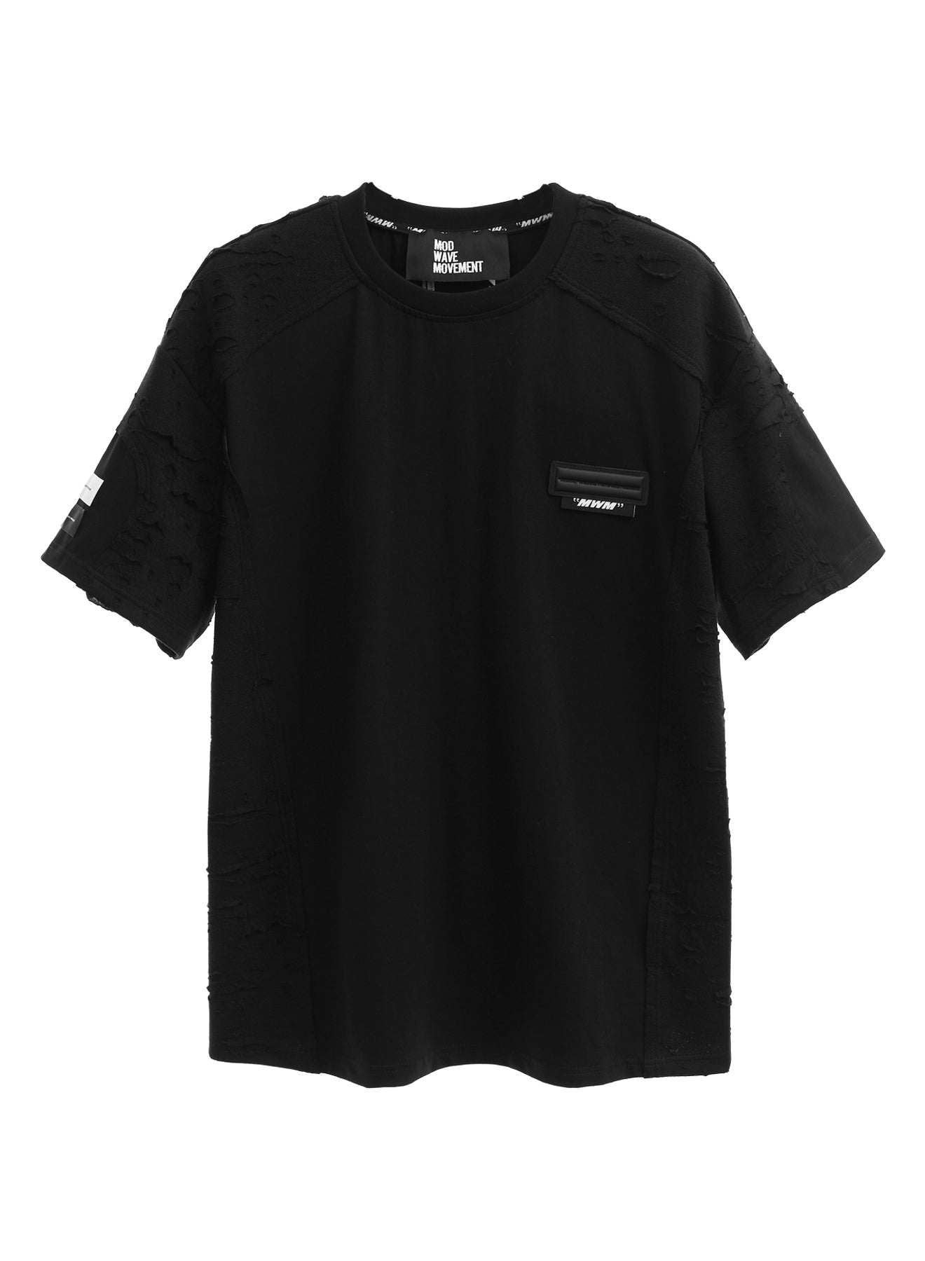 CAMISETA "BLACK" - NEGRO - BLACK CAPSULE MOD WAVE MOVEMENT | MW082020494