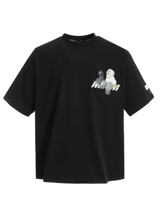 CAMISETA "VANGUARD´S DOG" - NEGRO - BLACK CAPSULE MOD WAVE MOVEMENT | MW092020088