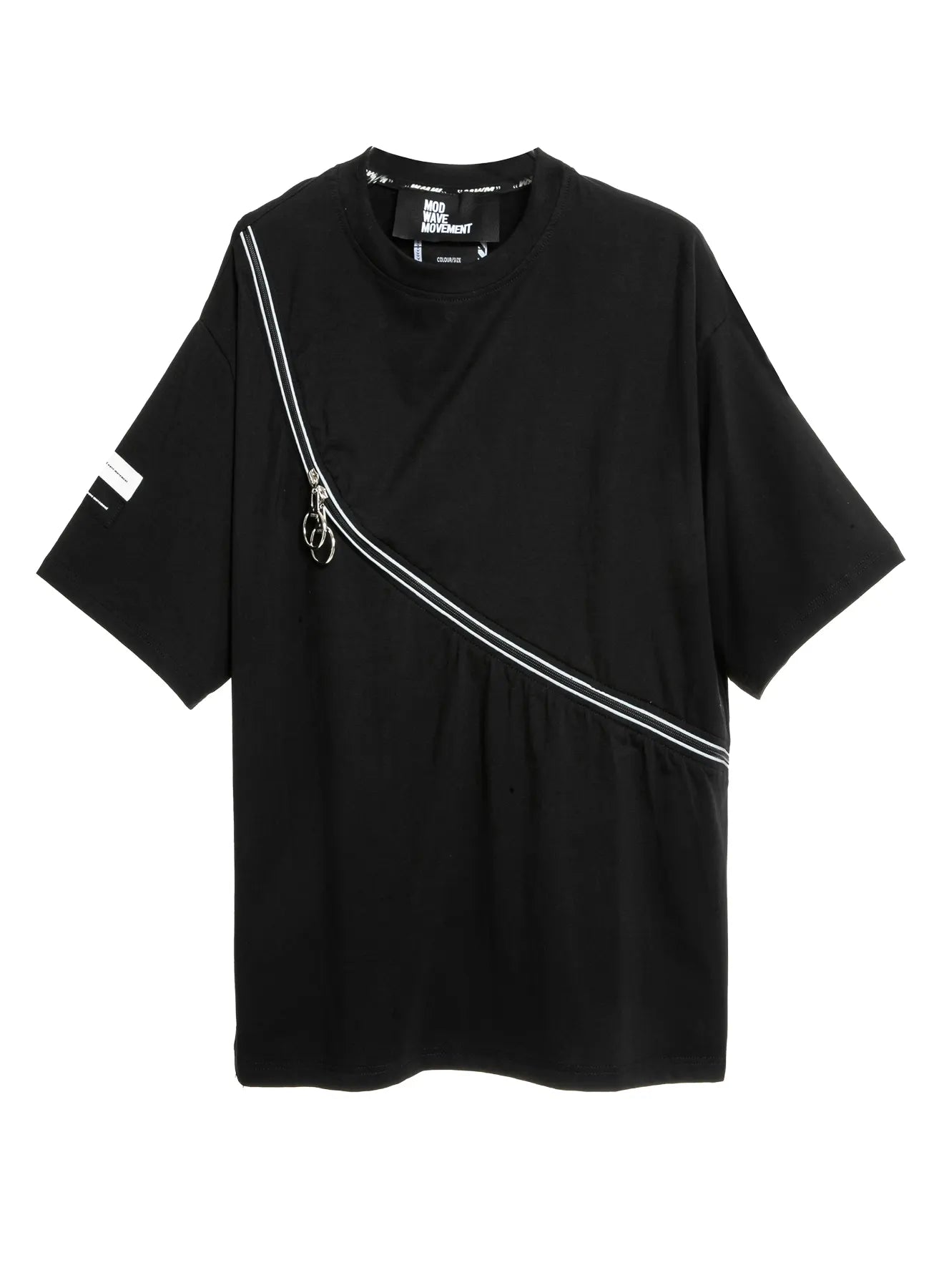 CAMISETA "ZIP" - NEGRO - BLACK CAPSULE MOD WAVE MOVEMENT | MW092020376