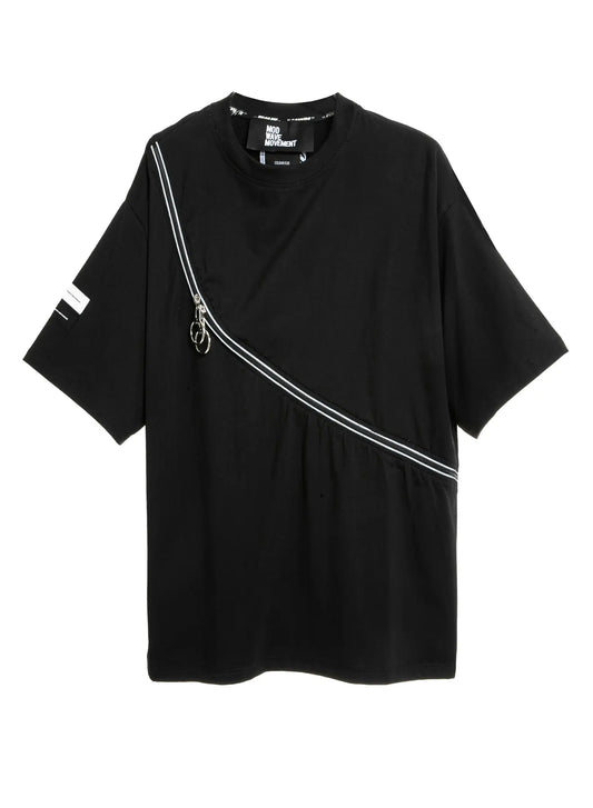 CAMISETA "ZIP" - NEGRO - BLACK CAPSULE MOD WAVE MOVEMENT | MW092020376