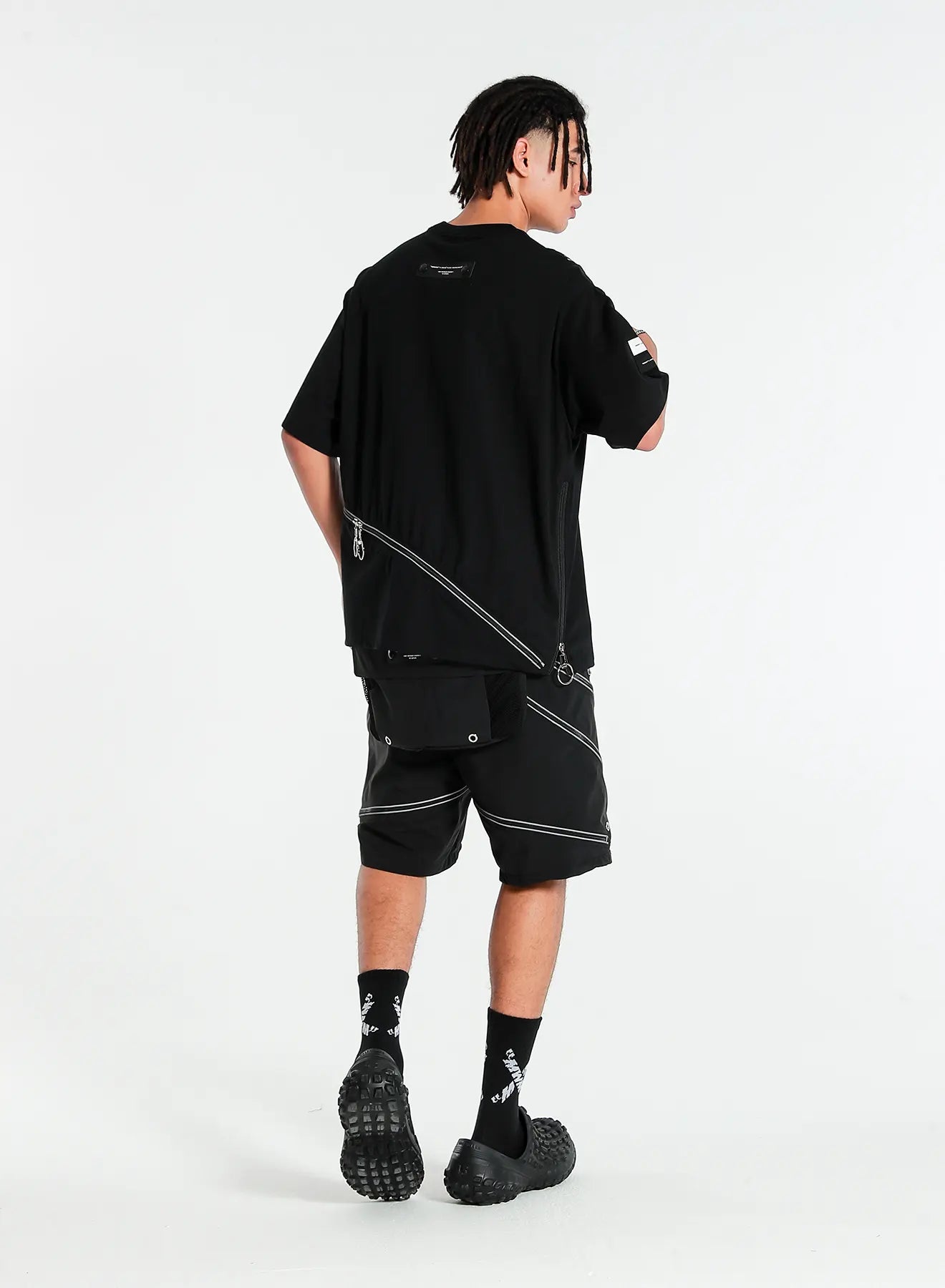 CAMISETA "ZIP" - NEGRO - BLACK CAPSULE MOD WAVE MOVEMENT | MW092020376