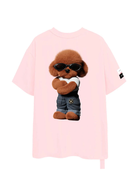 CAMISETA GLASSES "TEDDY" - ROSA - TEDDY CAPSULE MOD WAVE MOVEMENT | MW092020455