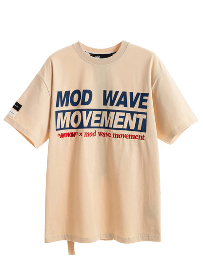 CAMISETA JEANS "TEDDY" - BEIGE - TEDDY CAPSULE MOD WAVE MOVEMENT | MW092020456