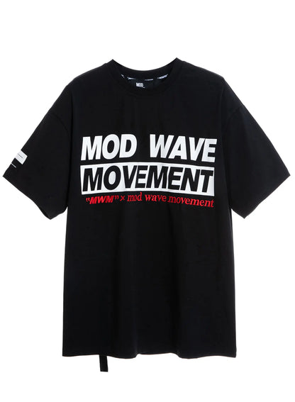 CAMISETA JEANS "TEDDY" - NEGRO - TEDDY CAPSULE MOD WAVE MOVEMENT | MW092020456