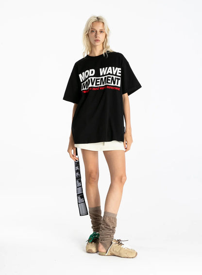 CAMISETA JEANS "TEDDY" - NEGRO - TEDDY CAPSULE MOD WAVE MOVEMENT | MW092020456