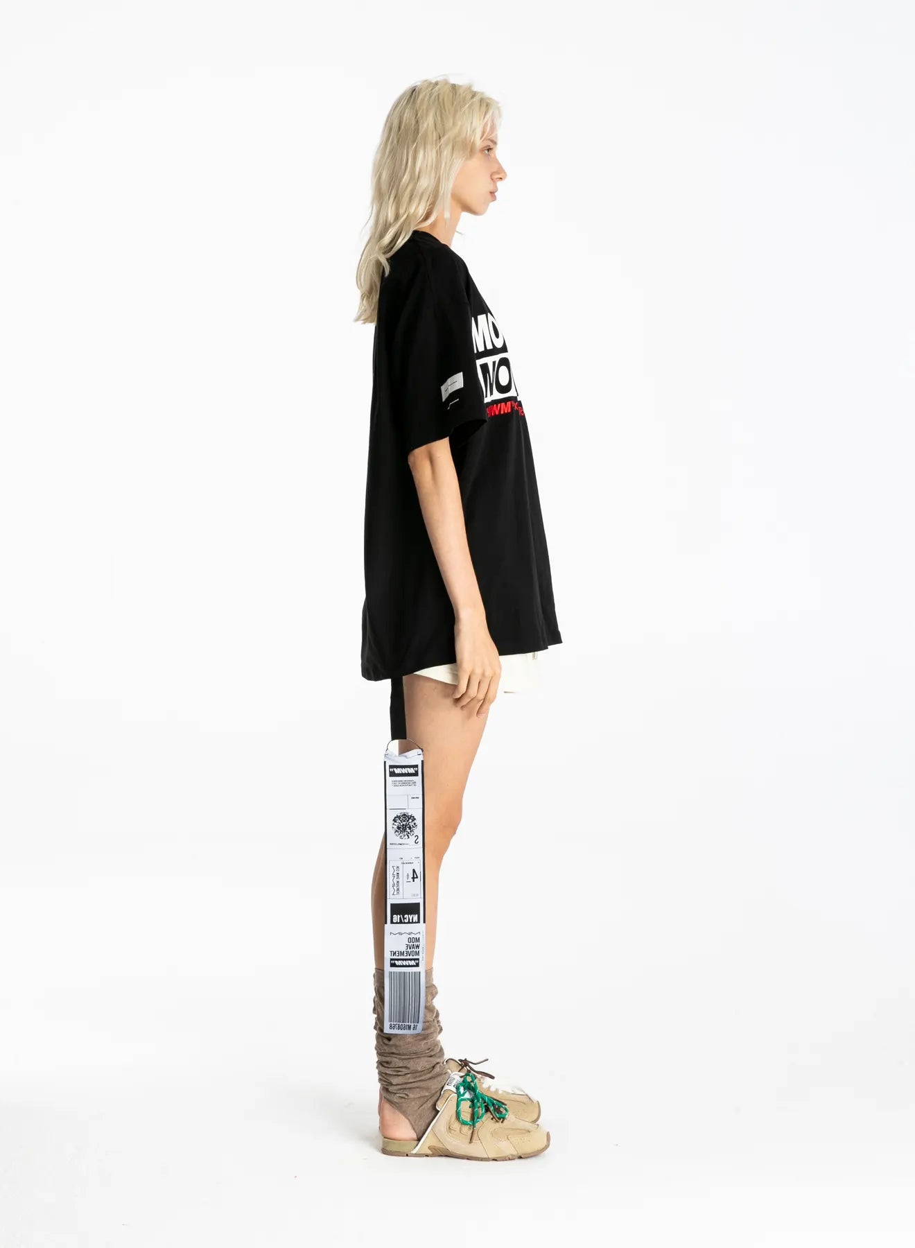 CAMISETA JEANS "TEDDY" - NEGRO - TEDDY CAPSULE MOD WAVE MOVEMENT | MW092020456