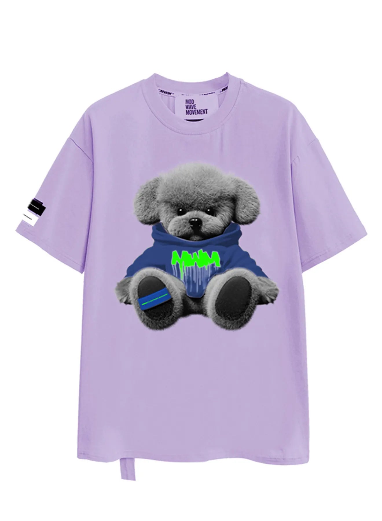 CAMISETA SITTING "TEDDY" - PÚRPURA - TEDDY CAPSULE MOD WAVE MOVEMENT | MW092020460