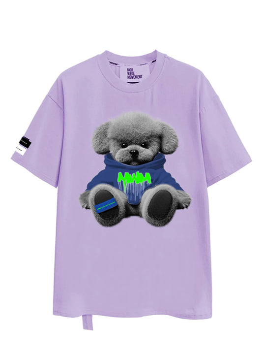 CAMISETA SITTING "TEDDY" - PÚRPURA - TEDDY CAPSULE MOD WAVE MOVEMENT | MW092020460