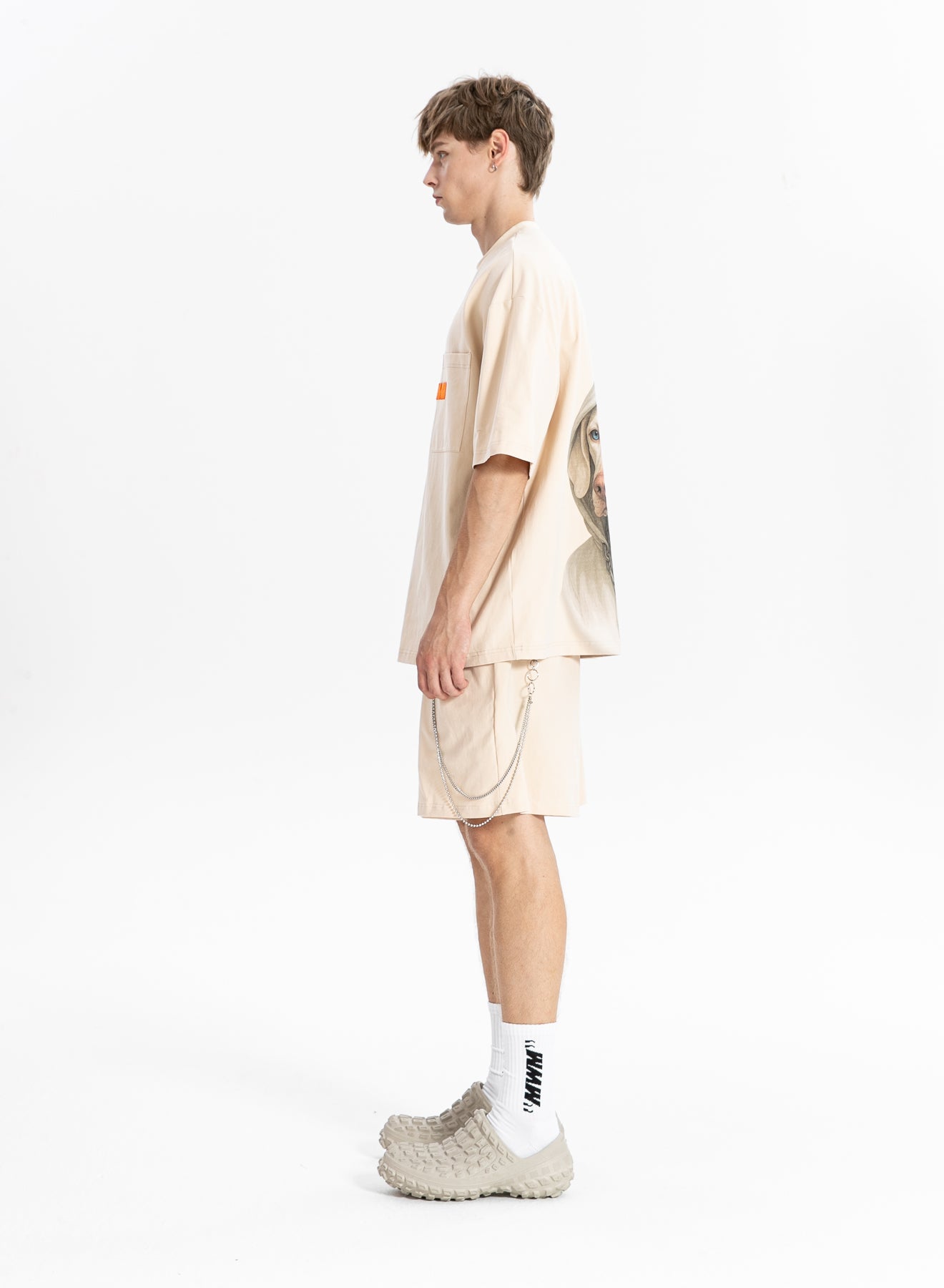 CAMISETA "GUARD DOG" - BEIGE - VANGUARD'S DOG CAPSULE MOD WAVE MOVEMENT | MW092020469