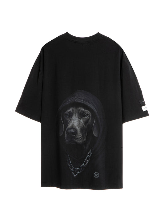 CAMISETA "GUARD DOG" - NEGRO - VANGUARD'S DOG CAPSULE MOD WAVE MOVEMENT | MW092020469