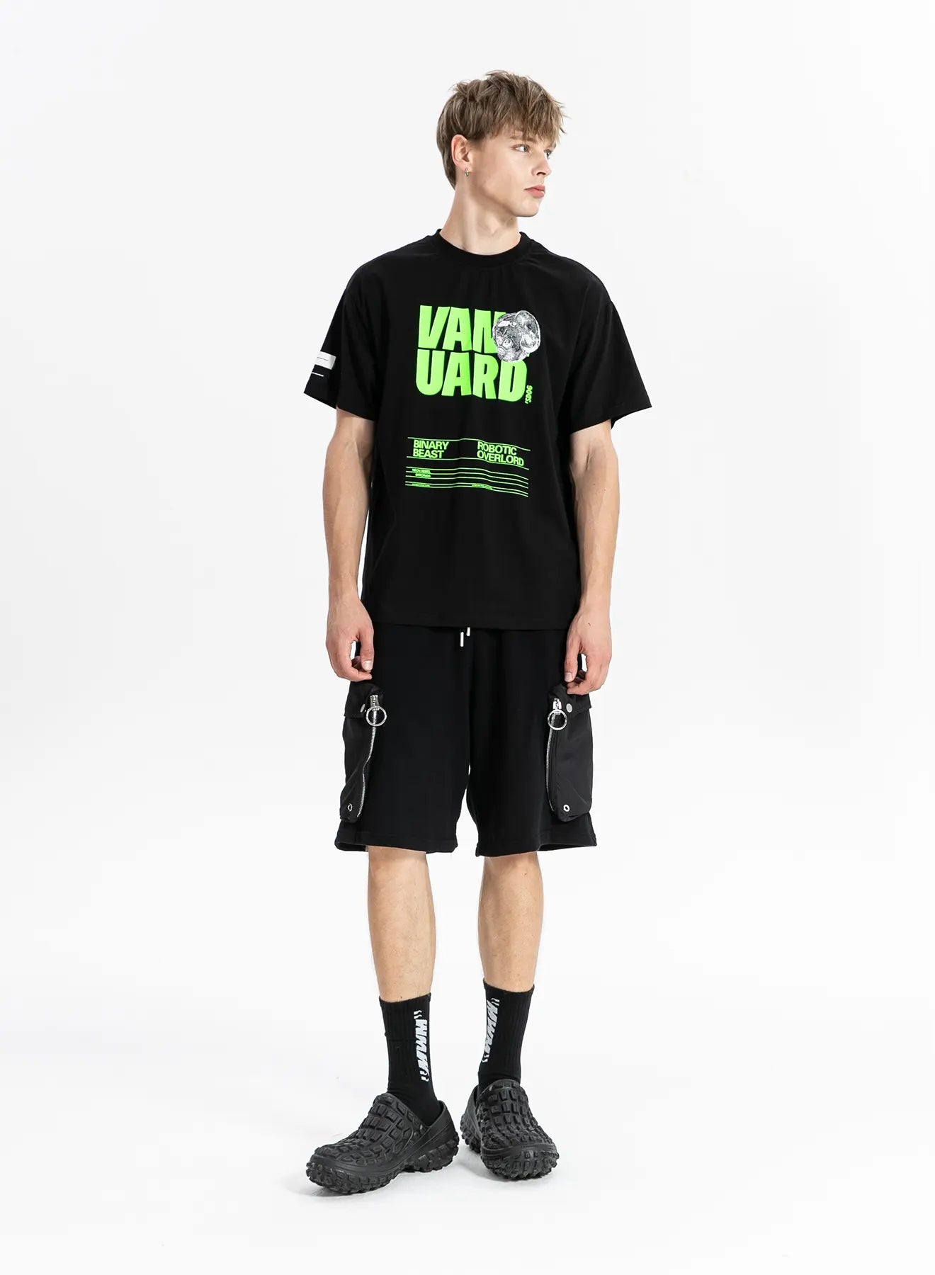 CAMISETA "VD" - NEGRO - VANGUARD'S DOG CAPSULE MOD WAVE MOVEMENT | MW092020470