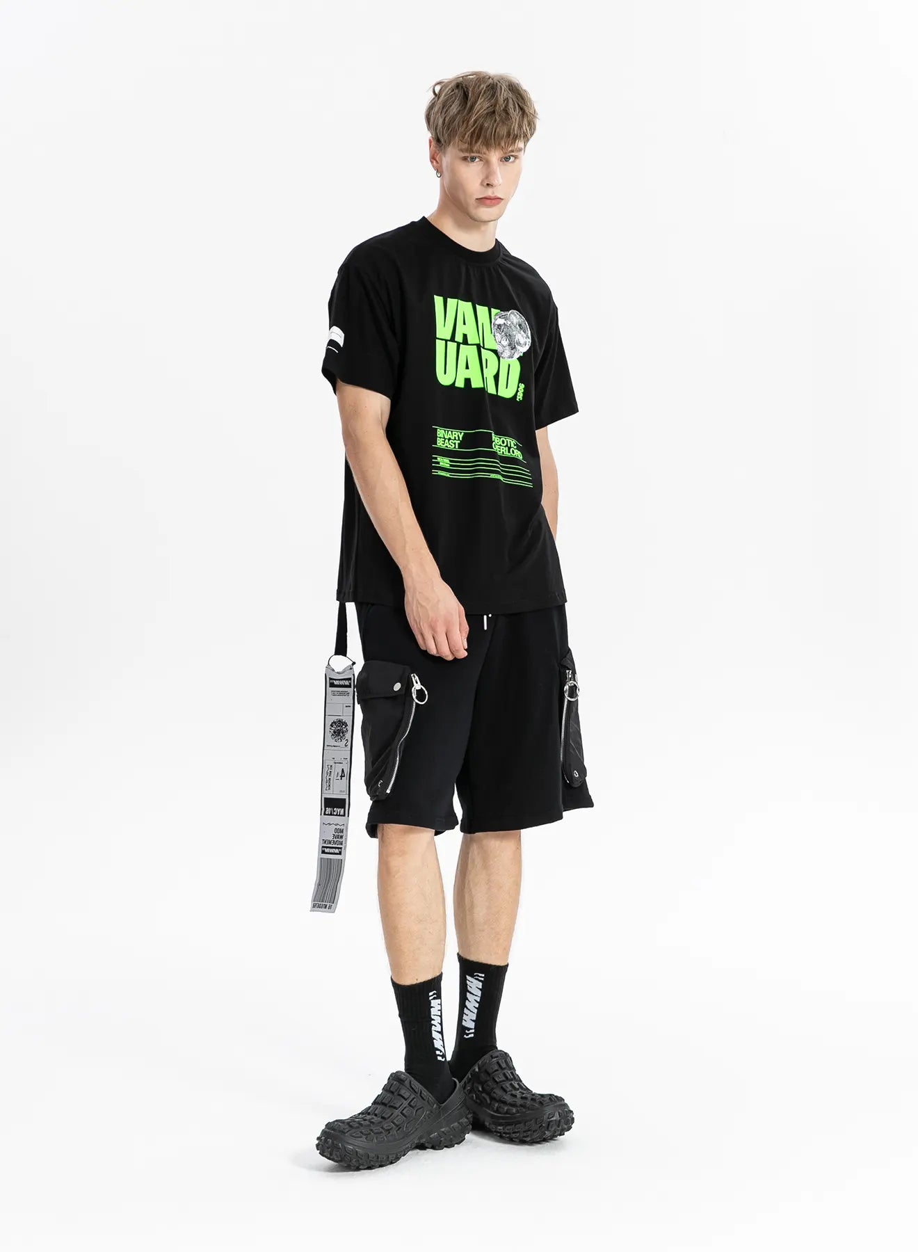 CAMISETA "VD" - NEGRO - VANGUARD'S DOG CAPSULE MOD WAVE MOVEMENT | MW092020470