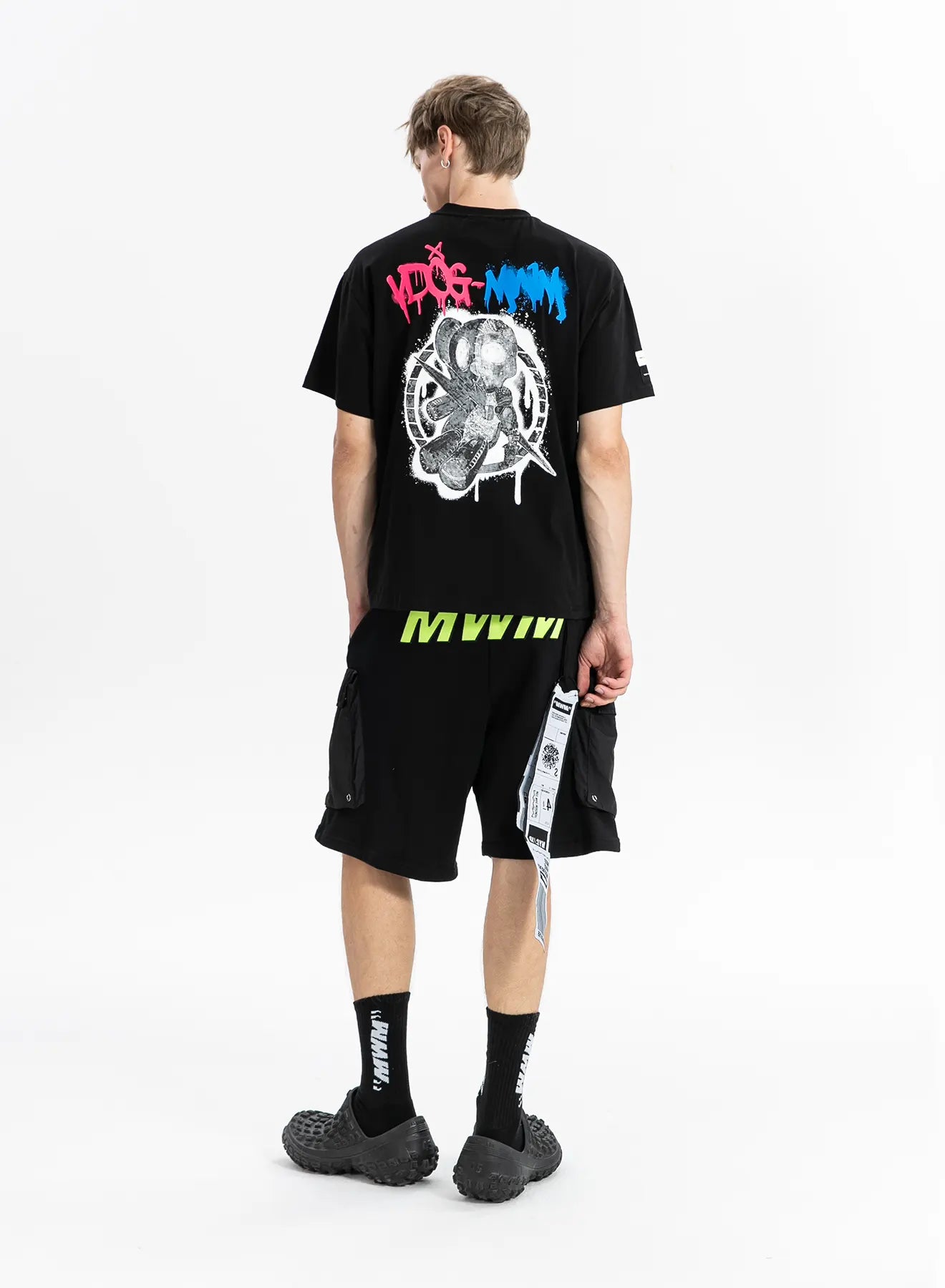 CAMISETA "VD" - NEGRO - VANGUARD'S DOG CAPSULE MOD WAVE MOVEMENT | MW092020470
