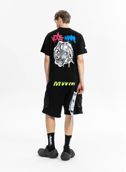 CAMISETA "VD" - NEGRO - VANGUARD'S DOG CAPSULE MOD WAVE MOVEMENT | MW092020470