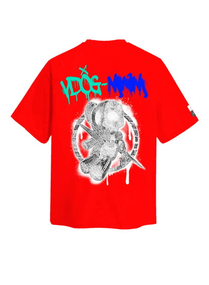 CAMISETA "VD" - ROJO - VANGUARD'S DOG CAPSULE MOD WAVE MOVEMENT | MW092020470