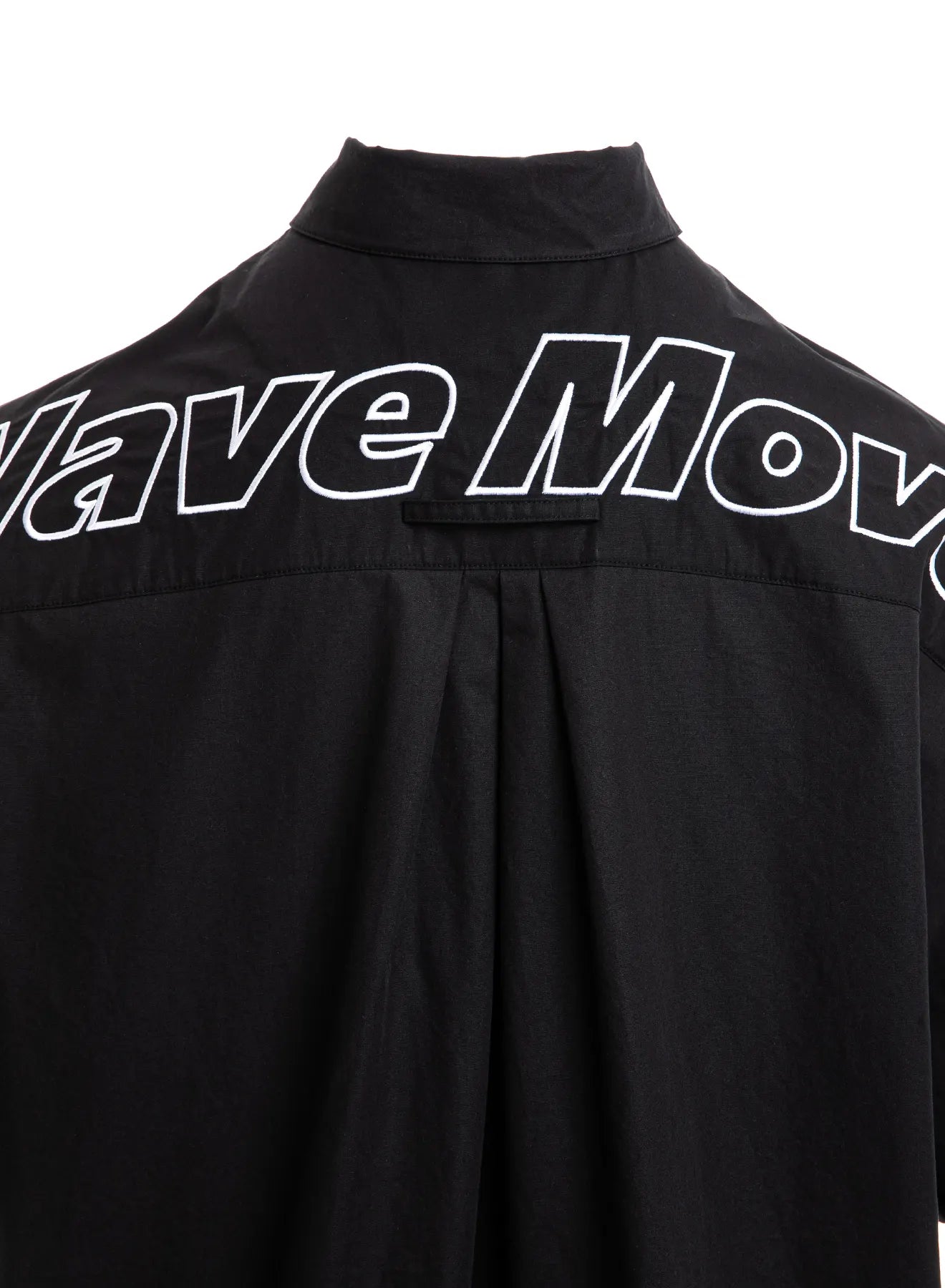CAMISA DE MANGA CORTA OVERSIZE "LOGO" - BLANCO - BLACK CAPSULE MOD WAVE MOVEMENT | MW092080427