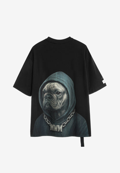 CAMISETA "DOG" - BLACK - VANGUARD'S DOG CAPSULE MOD WAVE MOVEMENT | MW093020820
