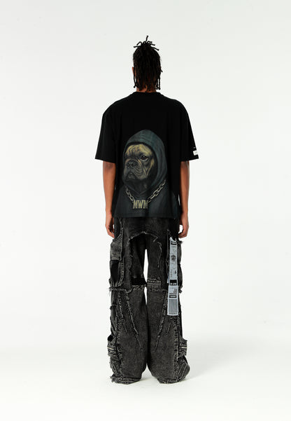 CAMISETA "DOG" - BLACK - VANGUARD'S DOG CAPSULE MOD WAVE MOVEMENT | MW093020820