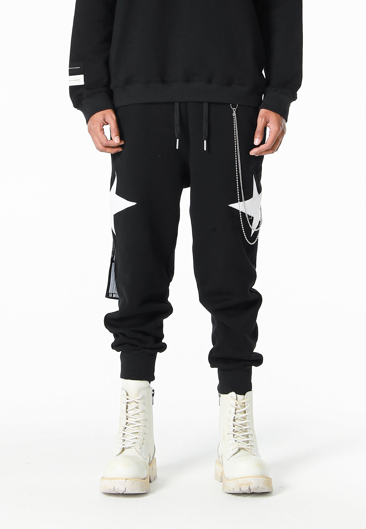 PANTALÓN CHANDAL "STARS" - BLACK - WINGS CAPSULE MOD WAVE MOVEMENT | MW093050845