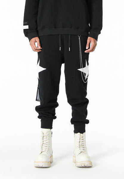 PANTALÓN CHANDAL "STARS" - BLACK - WINGS CAPSULE MOD WAVE MOVEMENT | MW093050845