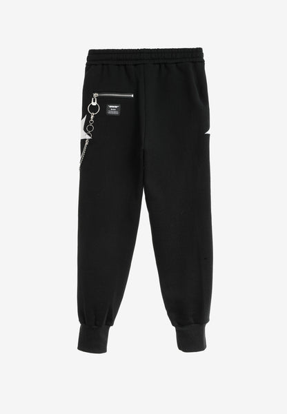 PANTALÓN CHANDAL "STARS" - BLACK - WINGS CAPSULE MOD WAVE MOVEMENT | MW093050845