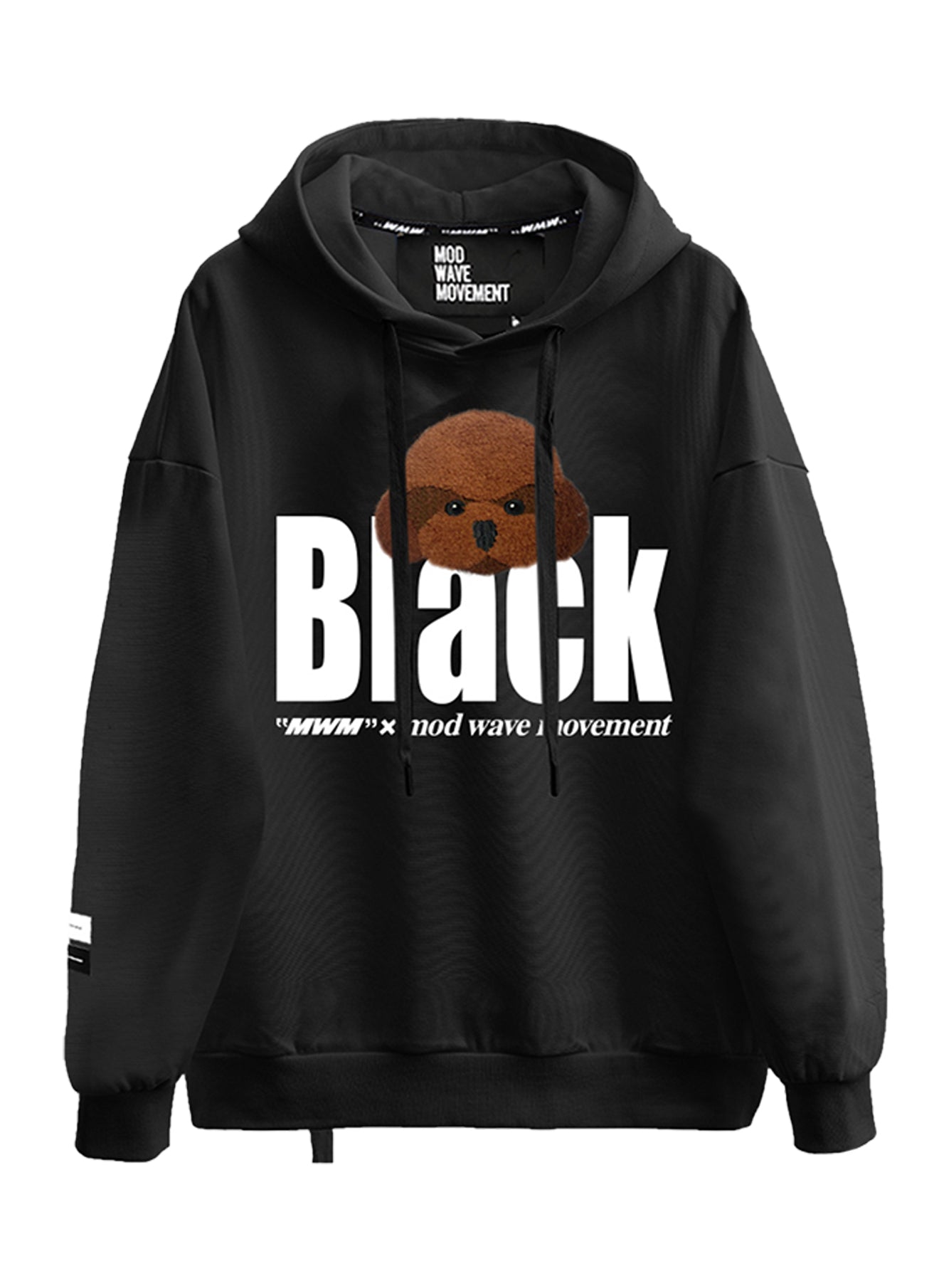 SUDADERA "TEDDY" - NEGRO - TEDDY CAPSULE MOD WAVE MOVEMENT | MW093060062