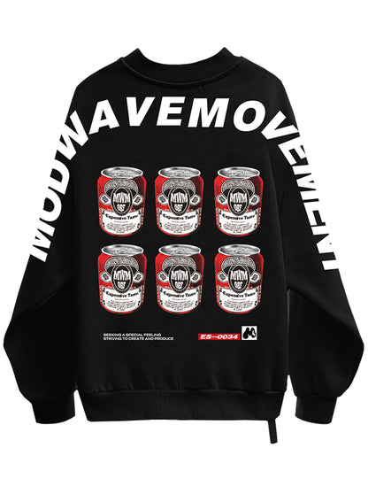 SUDADERA "BEER" - NEGRO - VANGUARD'S DOG CAPSULE MOD WAVE MOVEMENT | MW093060132