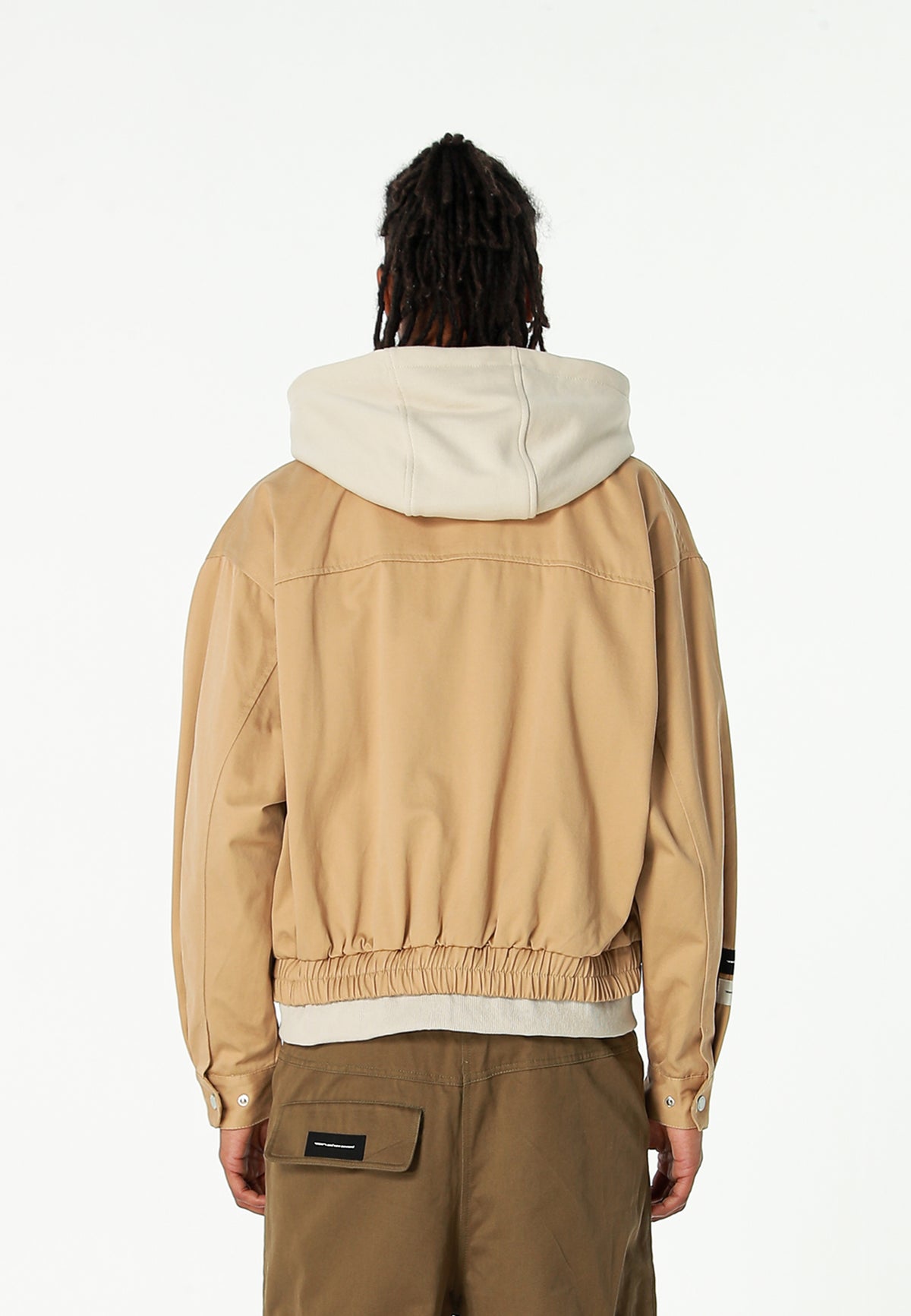 CHAQUETA CON EFECTO SUDADERA - BEIGE - BLACK CAPSULE MOD WAVE MOVEMENT | MW094070719