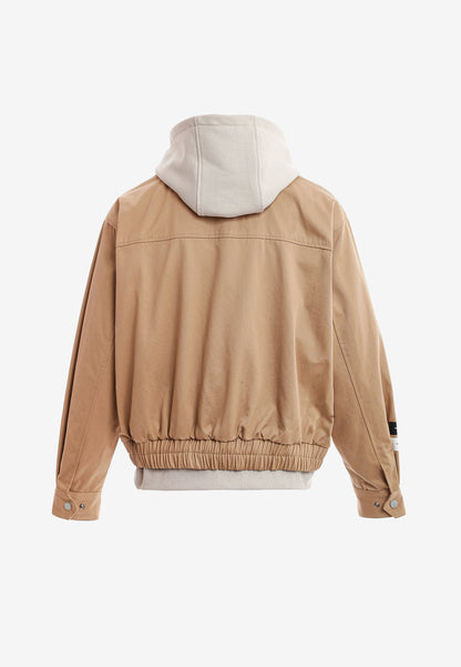 CHAQUETA CON EFECTO SUDADERA - BEIGE - BLACK CAPSULE MOD WAVE MOVEMENT | MW094070719