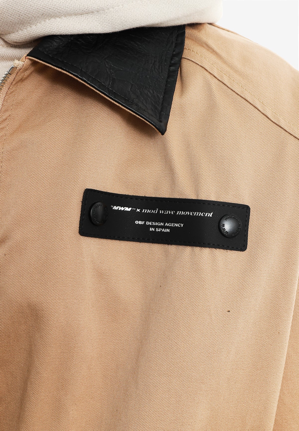 CHAQUETA CON EFECTO SUDADERA - BEIGE - BLACK CAPSULE MOD WAVE MOVEMENT | MW094070719
