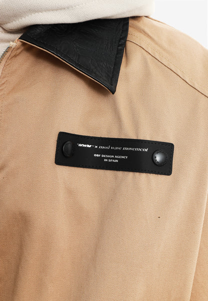 CHAQUETA CON EFECTO SUDADERA - BEIGE - BLACK CAPSULE MOD WAVE MOVEMENT | MW094070719