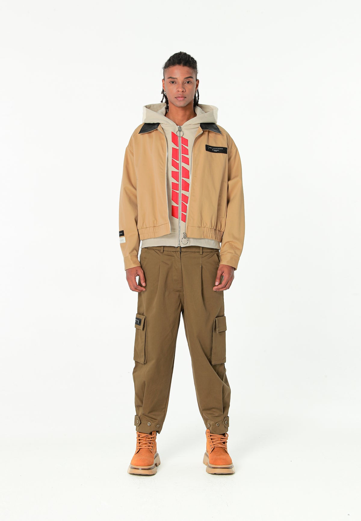 CHAQUETA CON EFECTO SUDADERA - BEIGE - BLACK CAPSULE MOD WAVE MOVEMENT | MW094070719